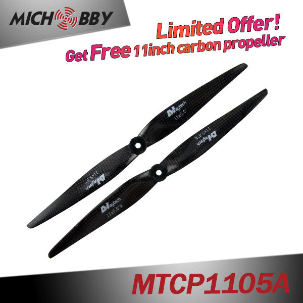 (Giveaway 11-13inch Carbon propellers)  Get Free carbon fieber propeller When Place any Order