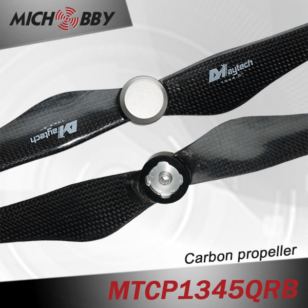 MTCP1345QRB Quick Release Carbon Fiber Prop for DJI Inspire 1 13x4.5 inch in Pairs Done/Multi-copter