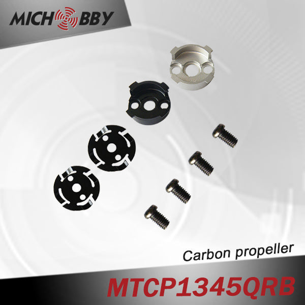 MTCP1345QRB Quick Release Carbon Fiber Prop for DJI Inspire 1 13x4.5 inch in Pairs Done/Multi-copter