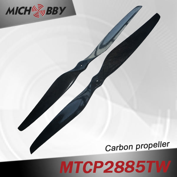 Carbon fiber propeller 28.0x8.5inch for aerial photography uav