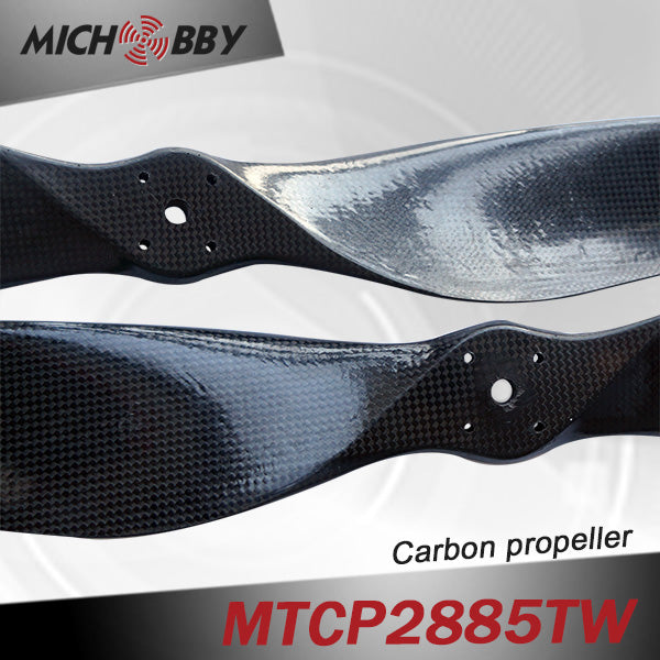 Carbon fiber propeller 28.0x8.5inch for aerial photography uav