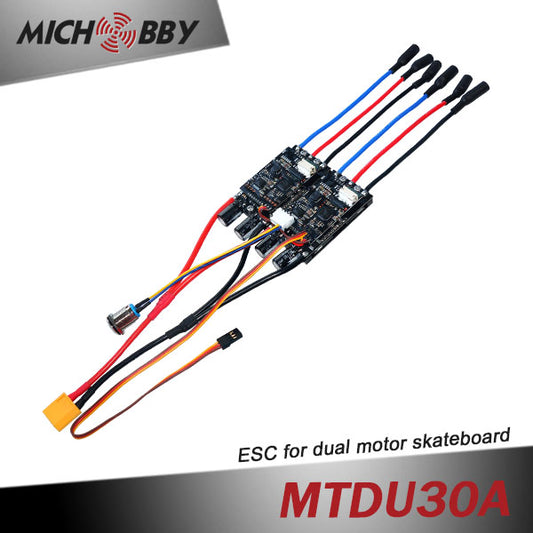 In Stock! Maytech dual drive controller with FOC mode for hub skateboard electric longboard