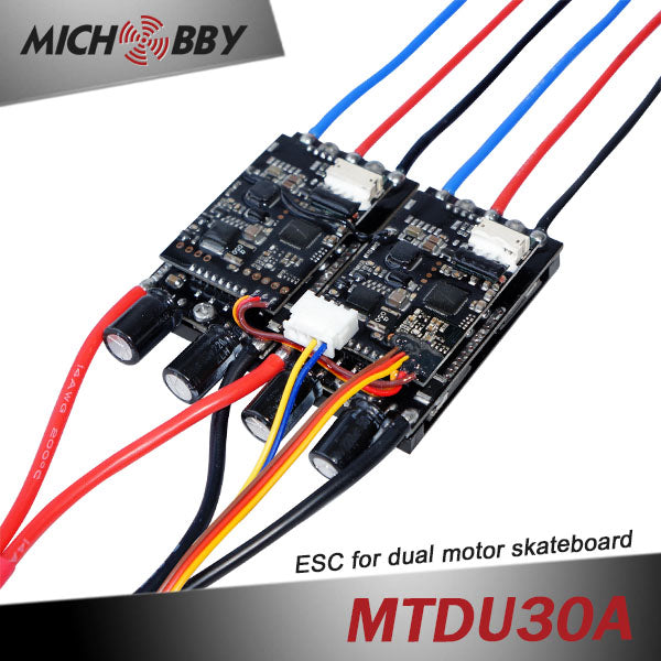 In Stock! Maytech dual drive controller with FOC mode for hub skateboard electric longboard