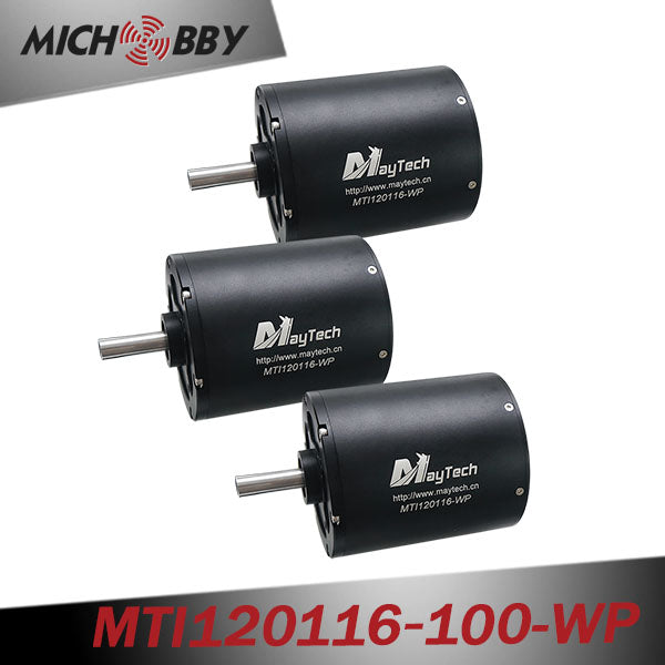 3pcs Maytech MTI120116 Brushless Inrunner Motor Water-cooling / Fully wateproof