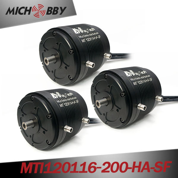 3pcs Maytech MTI120116 Brushless Inrunner Motor Water-cooling / Fully wateproof