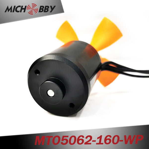 Outrunner fully waterproof bldc motor 5062 160KV with propeller for Electric Boat