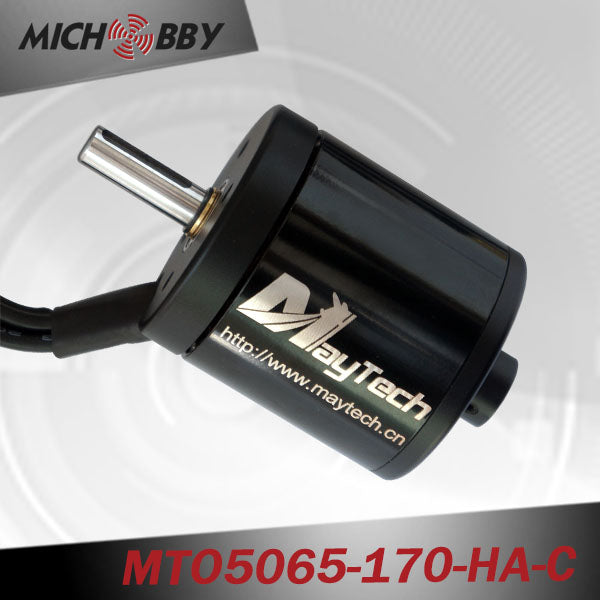 Maytech 5065 170kv motor with black closed cover and 50A Vesc based controller for eskate