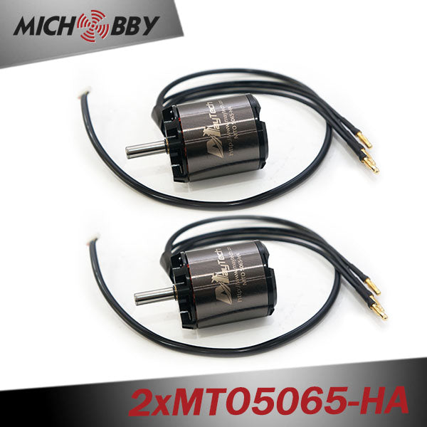 In Stock! MTO5065-220/270-HA Maytech 2pcs 5065 220/270KV Bruhsless Outrunner Sensored Motor Open Cover 8mm Shaft