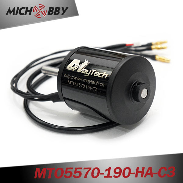 Maytech MTO5570-190-HA-C3 5570 190KV Battle Hardened Brushless Sensored Motor (8mm Shaft)