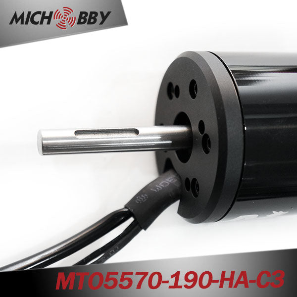 Maytech MTO5570-190-HA-C3 5570 190KV Battle Hardened Brushless Sensored Motor (8mm Shaft)