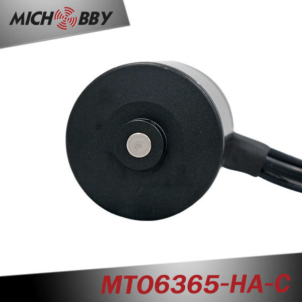 MTO6355-170/190-HA-C 6355 170KV 190KV Brushless Outrunner Sensored Motor Black Sealed Cover (8mm shaft)