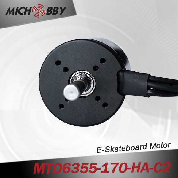 Maytech 6355 170kv electric scooter engine with closed cover and 50A VESC based controller for electric mountainboard