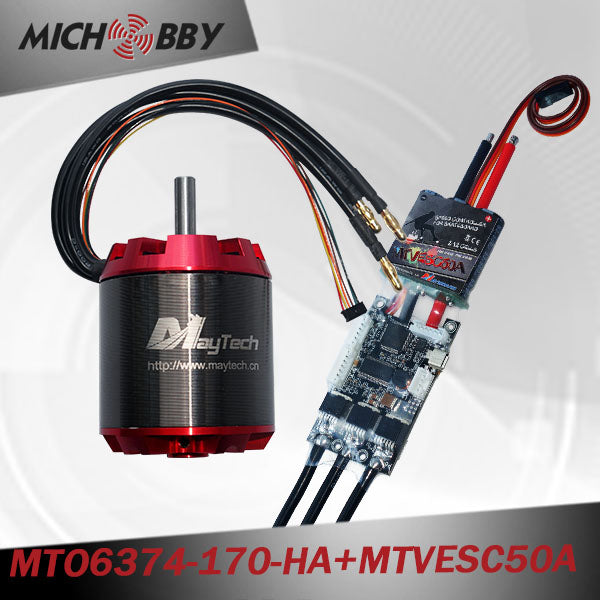 Maytech electric engine 6374 motor+ 50A super ESC based on VESC for electric longboard