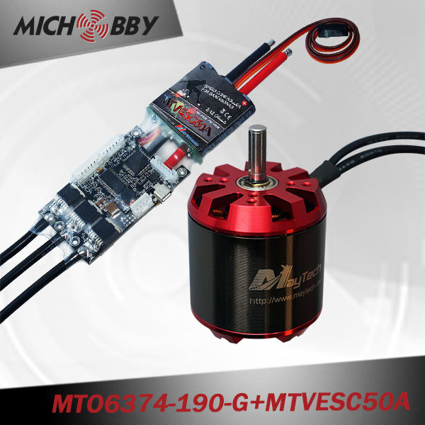 Maytech electric engine 6374 motor+ 50A super ESC based on VESC for electric longboard