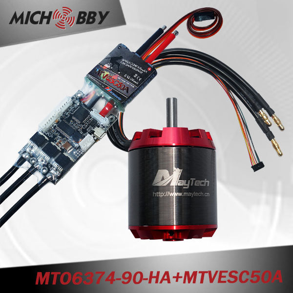 Maytech electric engine 6374 motor+ 50A super ESC based on VESC for electric longboard