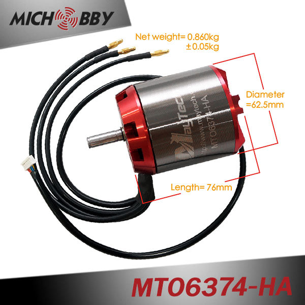 In Stock! MTO6374-170-HA/MTO6374-190-HA Maytech Sensored 6374 170KV 190KV Brushless DC Motor