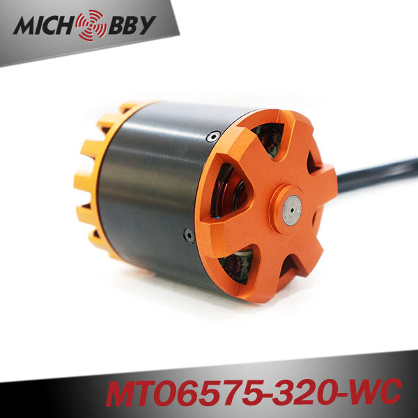 Maytech Watercooled 6575 320KV 8.5KW outrunner Brushless Sensorless Motor for Esurf/Efoil/RC Boat/Robots