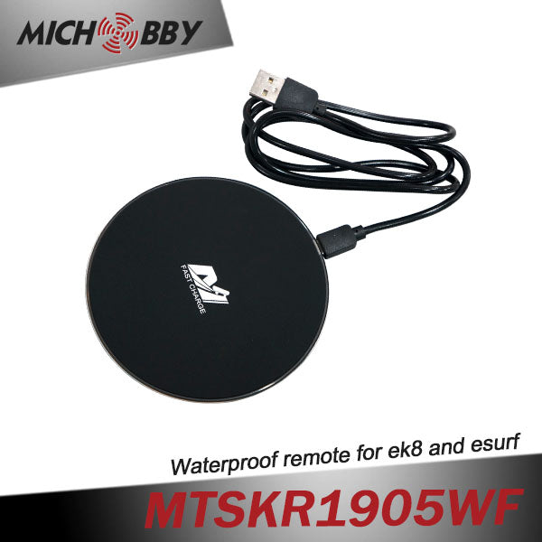 (In Stock!) Maytech MTSKR1905WF V3.0 New Waterproof Remote Control Wirless Hand Controller for Esk8/Esurf with Display and Wireless Charging Functions with Receiver