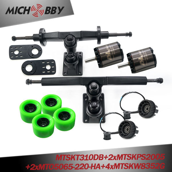 In Stock! Maytech E-Skateboard Belt Drive Truck 4 Wheel Longboard 5065/6355/6365/6374 Motors Pulleys Trucks Wheels kit