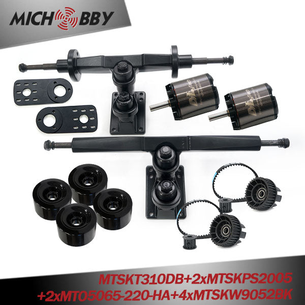 In Stock! Maytech E-Skateboard Belt Drive Truck 4 Wheel Longboard 5065/6355/6365/6374 Motors Pulleys Trucks Wheels kit