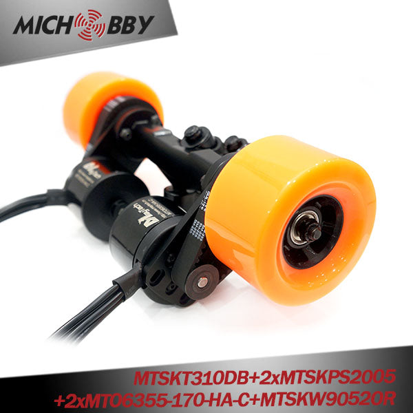 In Stock! Maytech 4-Wheel Electric Skateboard Belt Drive Motor Kit Electric Skateboard Brushless Electric Motor 83mm/90mm Wheels kits