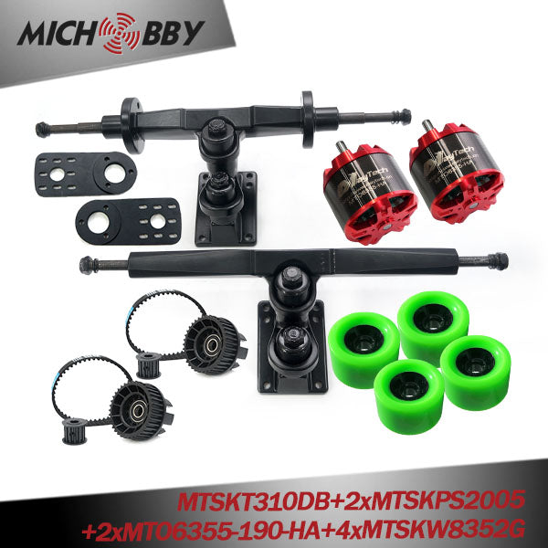 In Stock! Maytech E-Skateboard Belt Drive Truck 4 Wheel Longboard 5065/6355/6365/6374 Motors Pulleys Trucks Wheels kit