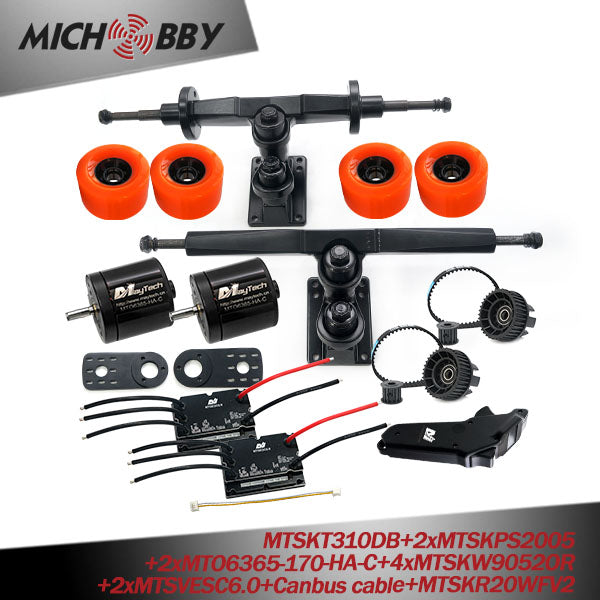 In Stock! Maytech VESC6.0 V2 Screen Remote Sealed Waterproof Dustproof Motor 6355 6365 6374 DIY Electric Skateboard Kit