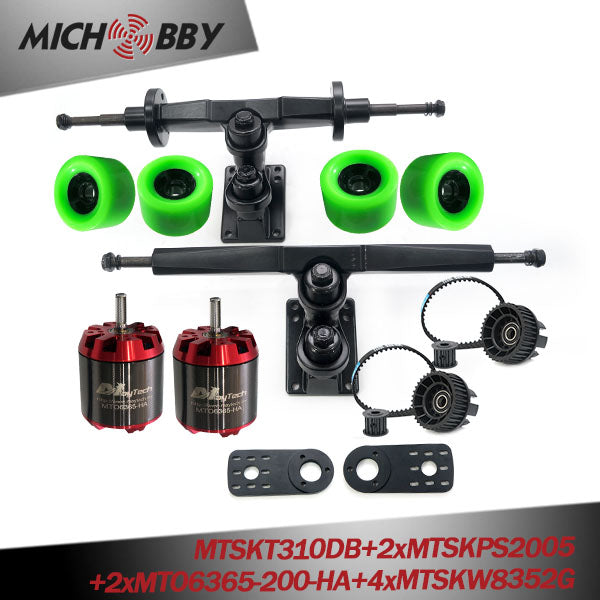 In Stock! Maytech E-Skateboard Belt Drive Truck 4 Wheel Longboard 5065/6355/6365/6374 Motors Pulleys Trucks Wheels kit