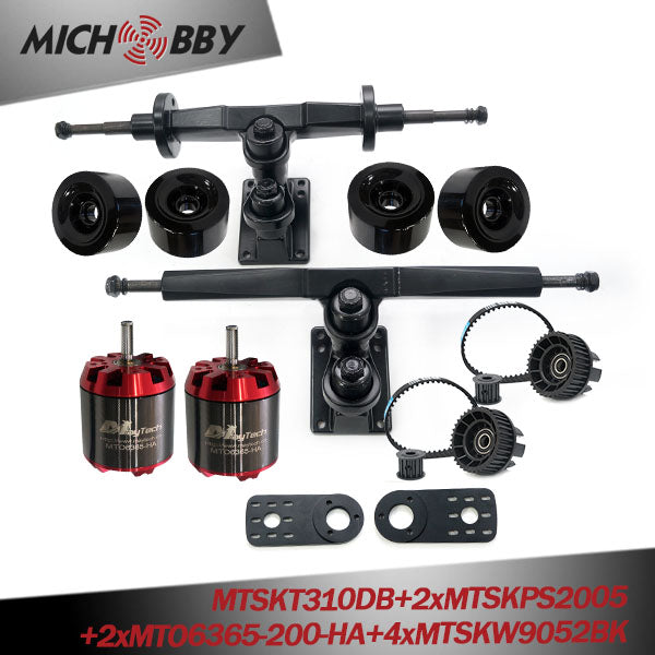 In Stock! Maytech E-Skateboard Belt Drive Truck 4 Wheel Longboard 5065/6355/6365/6374 Motors Pulleys Trucks Wheels kit