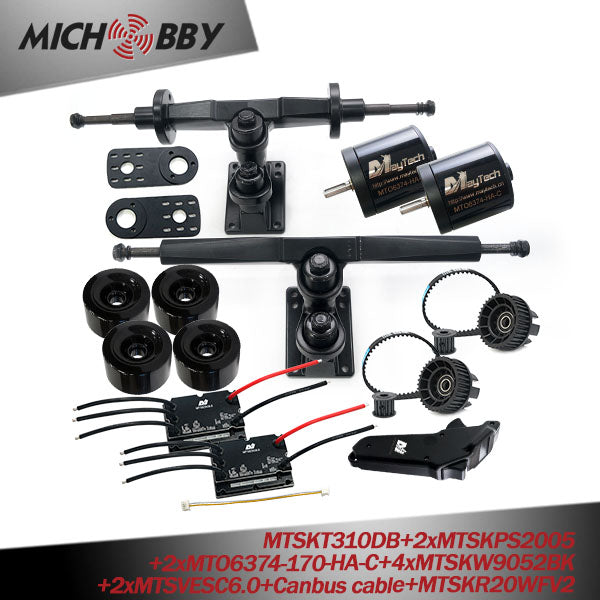 In Stock! Maytech VESC6.0 V2 Screen Remote Sealed Waterproof Dustproof Motor 6355 6365 6374 DIY Electric Skateboard Kit