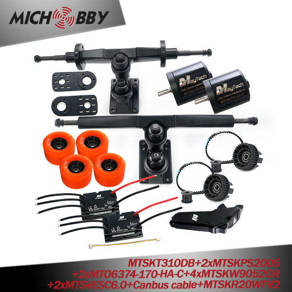 In Stock! Maytech VESC6.0 V2 Screen Remote Sealed Waterproof Dustproof Motor 6355 6365 6374 DIY Electric Skateboard Kit