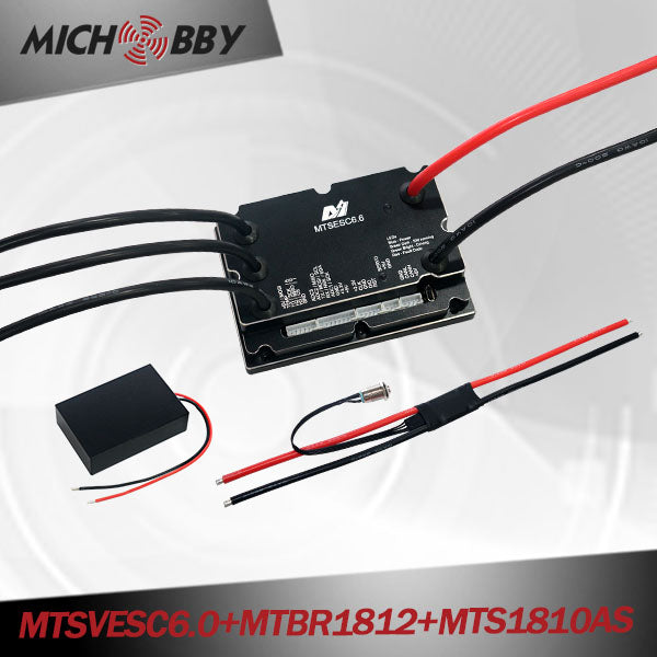 In Stock! MICHOBBY 6374/6880/8085 Brushless Motor + 200A VESC6.0 Based Speed Controller Kit for Electric Skateboard Mountainboard