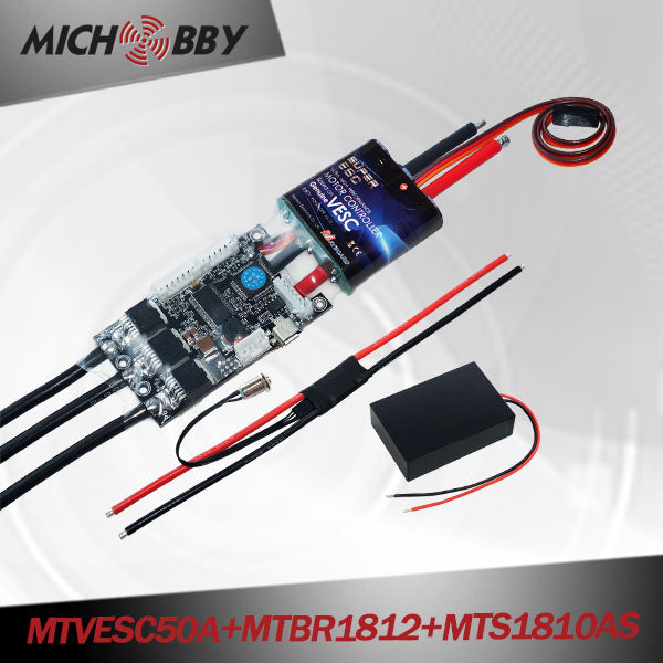 In Stock! MICHOBBY 6374/6880/8085 Brushless Motor + 200A VESC6.0 Based Speed Controller Kit for Electric Skateboard Mountainboard