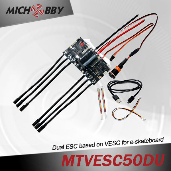 Maytech electric boosted skateboard double Super Esc based on Vesc 50A with good Foc function