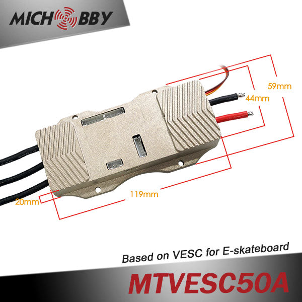 In Stock! Maytech VESC50A 2pcs 50A VESC4.12 based ESC with Remote for Electric Skateboard Mountainboard