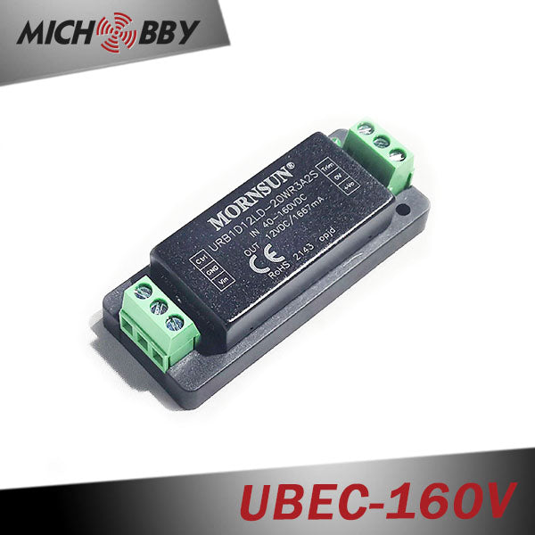 In Stock! UBEC-160V UBEC DC-DC Step-Down Converter Buck Converter 40-160V Input 12V Ouput