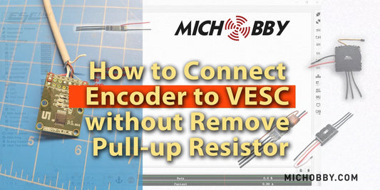 How to Connect Encoder to VESC without Remove Pull-up Resistor?
