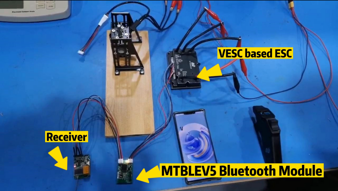 Bluetooth Module Backside Maytech New VESC Bluetooth Module MTBLEV5 With Updated Function ...