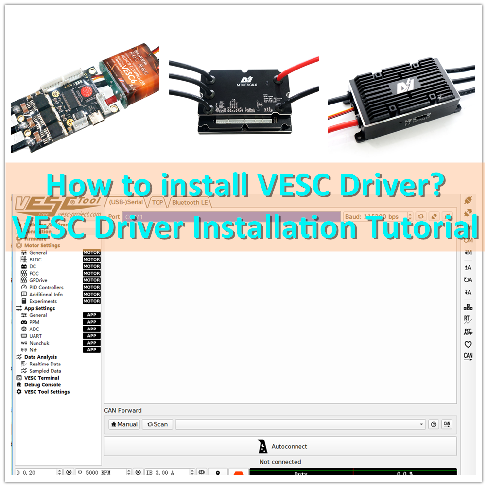 How to install VESC Driver? VESC Driver Installation Tutorial