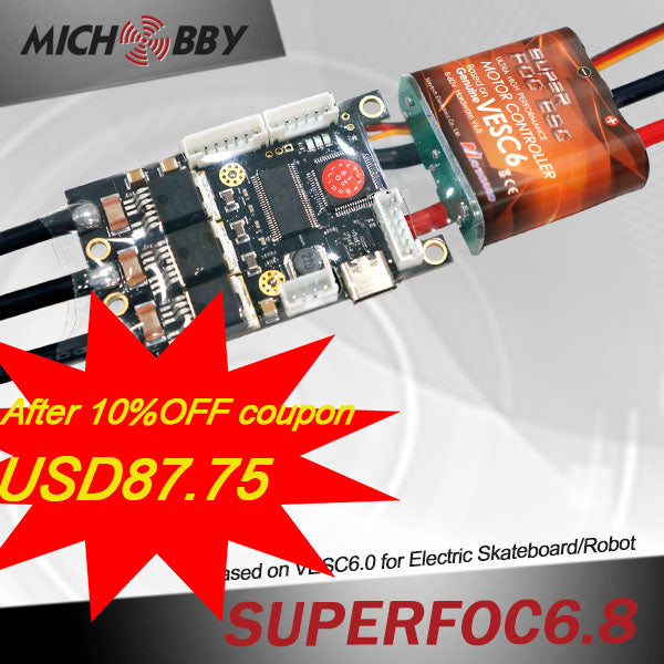 Maytech SUPERFOC6.8 based on Benjamin VESC6 Limit-time price USD87.75/pcs