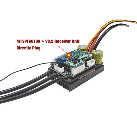 Maytech V8.2 Bluetooth Module + 60100 VESC + MTSKR1905WF V3 Remote for Efoil SUP Electric Skateboard