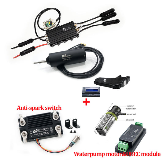 Maytech Fully Waterproof Efoil Kits 65162 Motor 300A ESC 1905WF Remote 300A Switch and Waterpump Motor