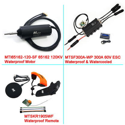 (Plug and Play) Maytech Fully Waterproof Efoil Kits with MTI65162 Motor + 300A ESC + 1905WF Remote + Progcard