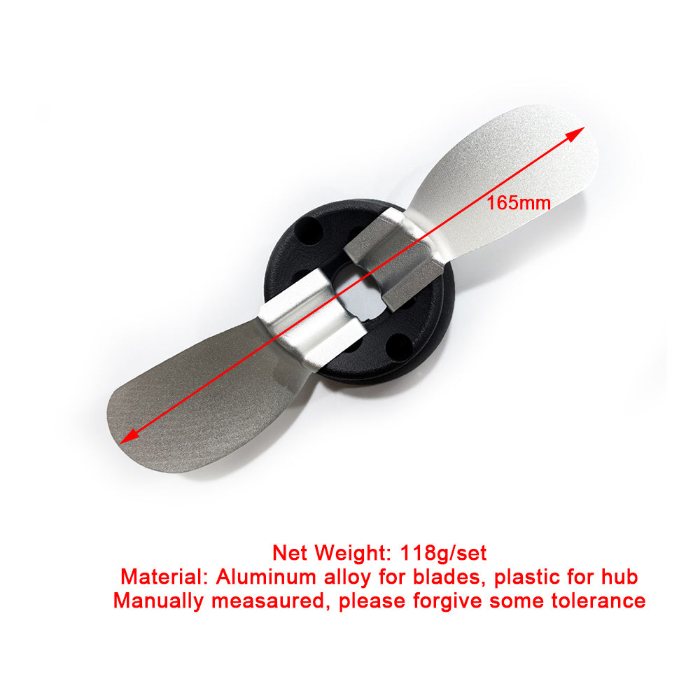 (In Stock!) MICHOBBY Efoil Propeller Two Blade Propeller Folding Propeller Plastic / Aluminum alloy / Titanium alloy Propeller for Maytech 6374 6384  6579 Waterproof Motor DIY Electric Foil SUP Kayak Assist Kit