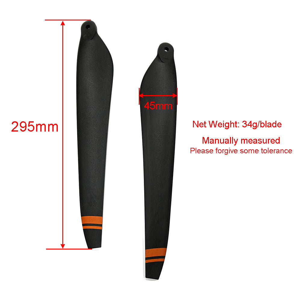 In Stock! 24 Inch Foldable Blades CW CCW 2480 Propeller For Hobbywing X6 Plus Motor Power System