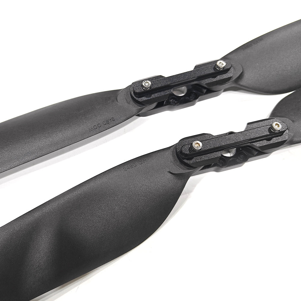 In Stock! 24 Inch Foldable Blades CW CCW 2480 Propeller For Hobbywing X6 Plus Motor Power System