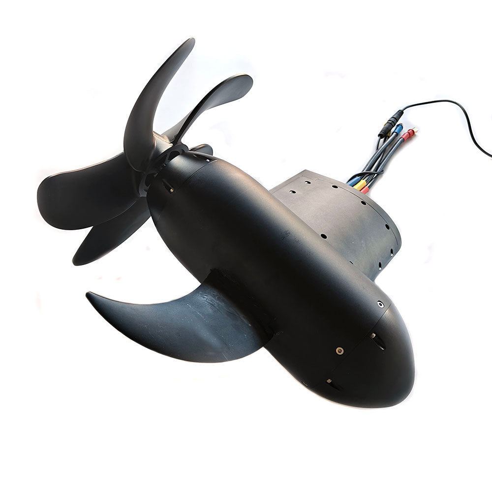 12,500W 198KG Thrust Maytech MTED120 Electric POD Drive Motor With Propeller For Sailboats Electric Hydropfoil Boat