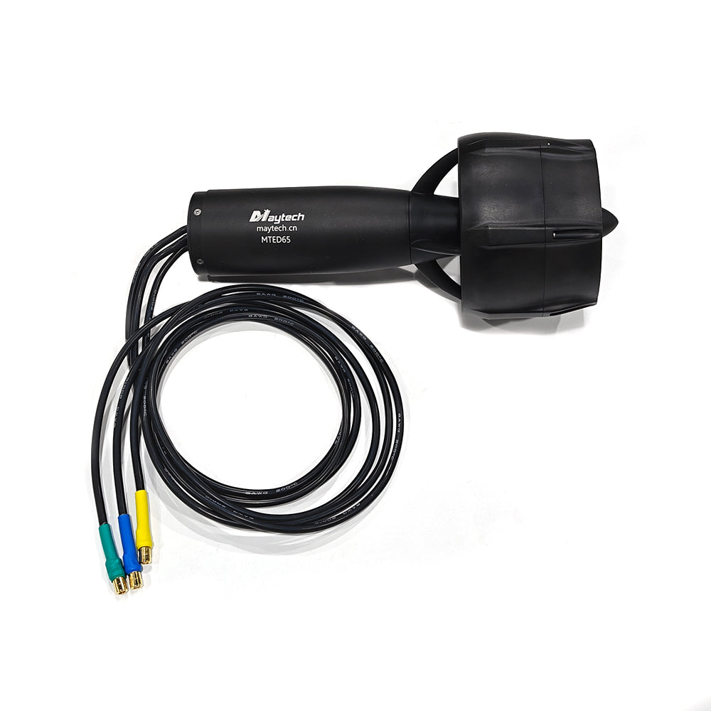 5.5KW 45.6KG-Thrust Maytech MTED65-E Electric POD Motor with Built-in ESC Electric Outboard Trolling Motor 7.5HP POD Drives for Efoil Surf Inflatable Electric Kayak Boat