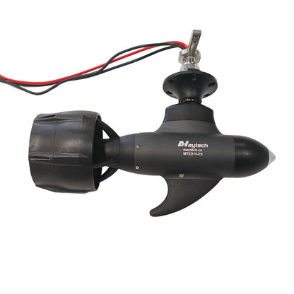7.6KW 58.5KGf Thrust Maytech MTED70-E Electric Steerable POD Motor with Built-in ESC Electric Outboard Trolling Motor 10HP POD Drives for Efoil Surf Inflatable Electric Kayak Boat