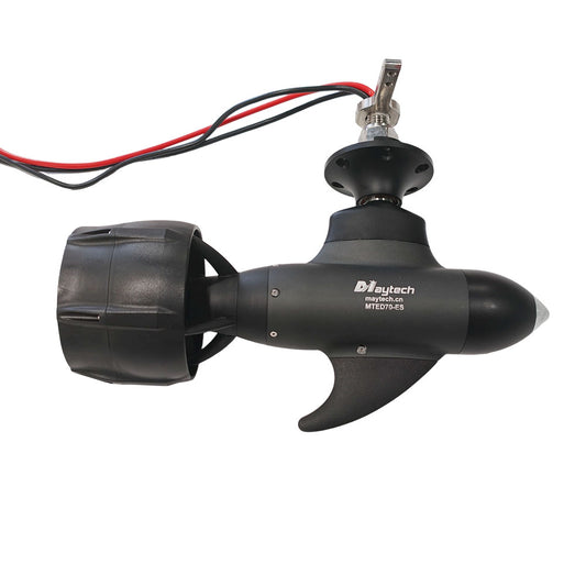 7.6KW 58.5KGf Thrust Maytech MTED70-E Electric Steerable POD Motor with Built-in ESC Electric Outboard Trolling Motor 10HP POD Drives for Efoil Surf Inflatable Electric Kayak Boat